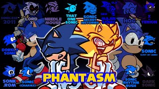 FNF  Phantasm  Only Sonics Chaos Nightmare [upl. by Tem]