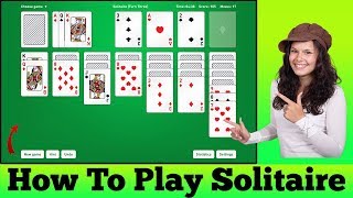 Easy GUIDE How to Play Solitaire Game Easily [upl. by Klug]