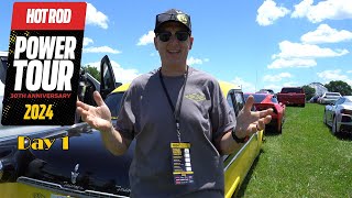 Hot Rod Power Tour 2024 Day 1 [upl. by Dnarb]