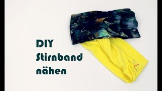 DIY Stirnband nähen – geschlungen wie ein Kunstwerk – Kostenlose Anleitung [upl. by Welford]