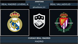 Real Madrid Juvenil A  Real Valladolid  Pretemporada 202122 [upl. by Aniger971]