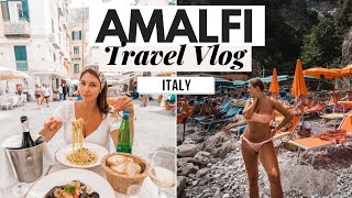 Amalfi Italy Vlog Best Restaurants amp Beaches on Amalfi Coast [upl. by Tillfourd11]