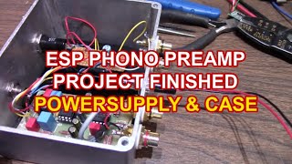 ESP phono preamp power supply and case  project complete [upl. by Akemal608]