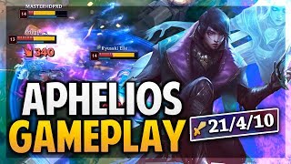 ¡GAMEPLAY APHELIOS CARREO CON 70K DE DAÑO  League of Legends [upl. by Conlen]