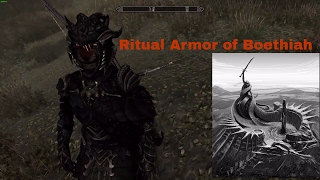 Ritual Armor of Boethiah Skyrim Special Edition Remastered by Wasbunny [upl. by Akeimat]