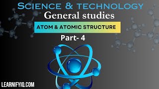 Atom amp Atomic Structure  Chemistry  Part  4  Lecture  12 [upl. by Reiter886]