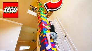 BUILDING WORLDS TALLEST LEGO TOWER 50FT [upl. by Faires419]