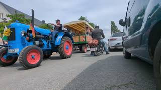 Oldtimer Traktor Treffen Berbersdorf 26052024 Ausfahrt der Fahrzeuge [upl. by Niple]