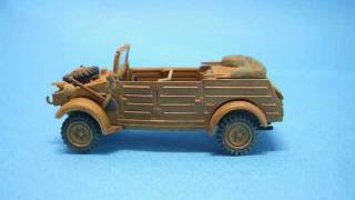 ACADEMY 172 Kubelwagen  A Building Review [upl. by Benco]