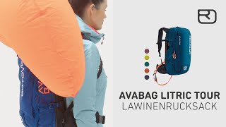 AVABAG LiTRIC TOUR Lawinenrucksack Deutsch  ORTOVOX [upl. by Winebaum662]