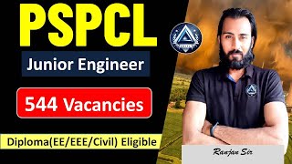 PSPCL JE  Recruitment 2024  544 Vacancies  All details [upl. by Meir739]