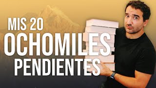 Mis 20 OCHOMILES literarios PENDIENTES  ESPECIAL 40K SUSCRIPTORES [upl. by Zadoc]