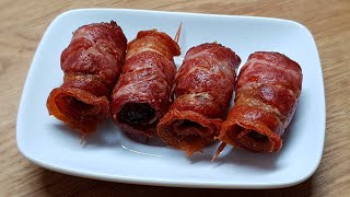 Delicias de Elche Dátiles con bacon [upl. by Eittod]