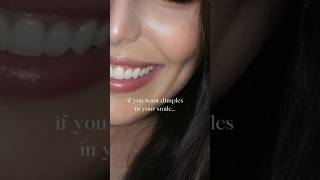 Get dimples in your smile naturally 💕 faceyogaexercises skincare viral hack [upl. by Htevi]