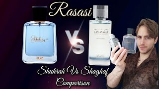 Rasasi Shuhrah Vs Shaghaf comparison and thoughts [upl. by Manwell]