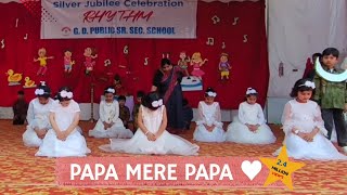 Papa Mere papa kids dance performance  kids dance group UKG class [upl. by Adnoma119]