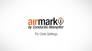 Airmark Pin Code Settings [upl. by Anived]