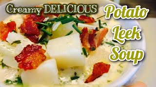 How to make Creamy Delicious Potato leek Soup [upl. by Senhauser]