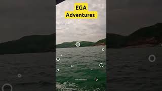 Boat ride in Om Beachtravel boating boatriding nature trending shortvideo shorts youtube [upl. by Donelu328]