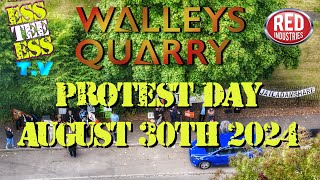 Walleys QuarryRed Industries  Protest day and the EA are on site so all is quiet 🤫🤔🤦‍♂️ [upl. by Anaujahs565]