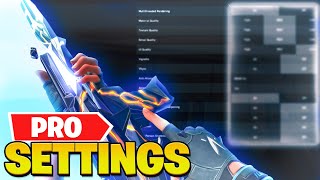 BEST PRO VALORANT SETTINGS Improve Aim FPS amp More [upl. by Herzel]