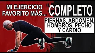 El Ejercicio Más Completo que existe  5 en 1  Hombros Pecho Abdomen Piernas y Cardio [upl. by Ludba455]