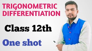 differentiation  trigonometric differentiationmath class 12th [upl. by Navap601]