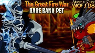 NEW RARE BANK PET AQW AdventureQuest Worlds [upl. by Chubb]