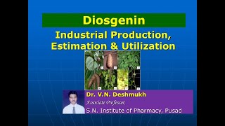 Diosgenin Industrial Production Estimation and Utilization [upl. by Reid]