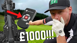 ANNOYING GOLFERS WITH MY NEW GOLF TOY [upl. by Pincas]