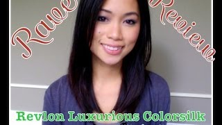 REVIEW  Revlon Luxurious Colorsilk Buttercream Hair Color [upl. by Lebasiairam148]