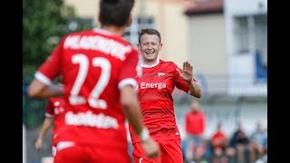 Pogoń  Lechia 12 Skrót i kulisy meczu [upl. by Ydissak]