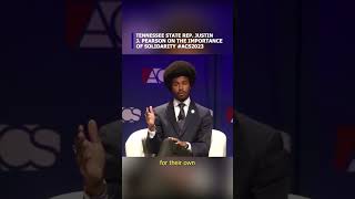 Tennessee State Rep Justin J Pearson on the importance of solidarity ACS2023 [upl. by Bena]