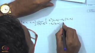 Mod01 Lec10 Multivariate normal distribution [upl. by Malcah112]