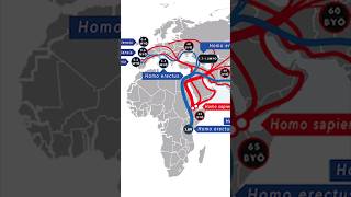 Türkiyenin İnsan Evriminde Stratejik Konumu Homo erectus ve Diğer İnsan Türlerinin Göç Rotaları [upl. by Gnort]