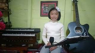 Pema Dechen Tamang At Home SingingquotJyha Cha Buddha Ko Akkhaquot Little Singer [upl. by Junji983]