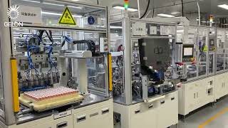 GELON Automatic Lithium Ion Battery Assembly Line [upl. by Ellesij]