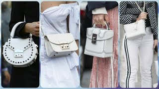 20 neueste modetrends damen handtasche weiß frühling 2018 [upl. by Euv218]