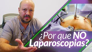 ¿Por qué NO laparoscopias ¿Qué tan riesgoso es Cirugía de miomas bilobulados de 25 cm [upl. by Tavia]