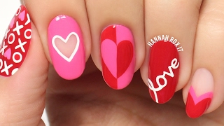 5 Cute Valentines Day Nail Art Ideas [upl. by Claudia189]