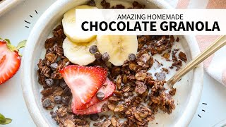 Chocolate Granola Recipe [upl. by Kern623]