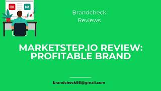 Marketstepio Review Profitable Brand [upl. by Haliek]