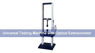 Universal Testing Machine quotStrograph VGquot with Optical Extensometer  万能材料試験機【ストログラフVG】光学式標線間伸び計260 [upl. by Memory907]