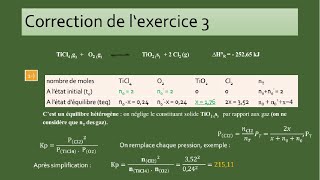 EXERCICES EQUILIBRES CHIMIQUES [upl. by Leventhal]