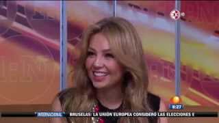 Thalia presenta quotAmore Mioquot en Primero Noticias Mexico  03112014 [upl. by Viviene]