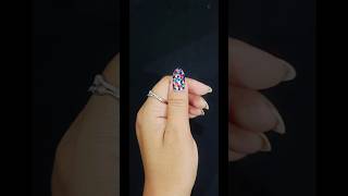 Multicolored nail art designs shortsfeed simple shorts nails [upl. by Treb]