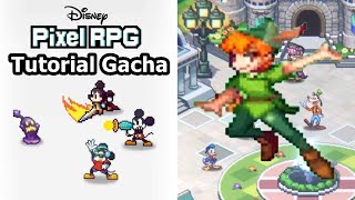 Disney Pixel RPG  Tutorial Gacha 10 Pull [upl. by Naaman642]