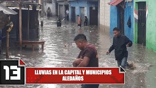 Lluvias en la capital y municipios aledaños [upl. by Enileuqcaj]