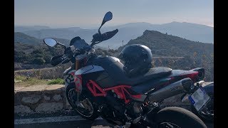 Dorsoduro 900 A2 arrow VS Honda XADV  Col de lespigoulier [upl. by Aicenad586]