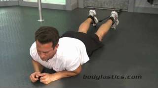 HOW TO DO Hamstring Exercise  Leg Curl with Resistance Bands [upl. by Letsyrhc479]